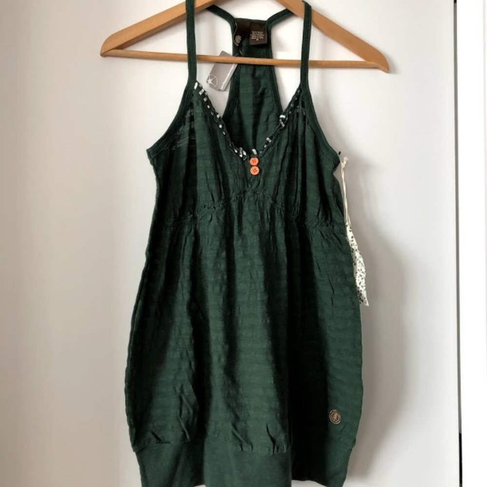 Element Dark Green Summer Tank Top Size M
